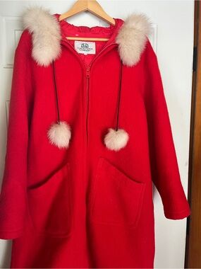Yukon Parka Wool Coat Vintage Authentic Artisinal Canadian Beautiful Exquisite